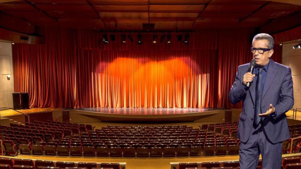 Este es el teatro donde se graba 'Futuro imperfecto ', el programa de Buenafuente en TVE