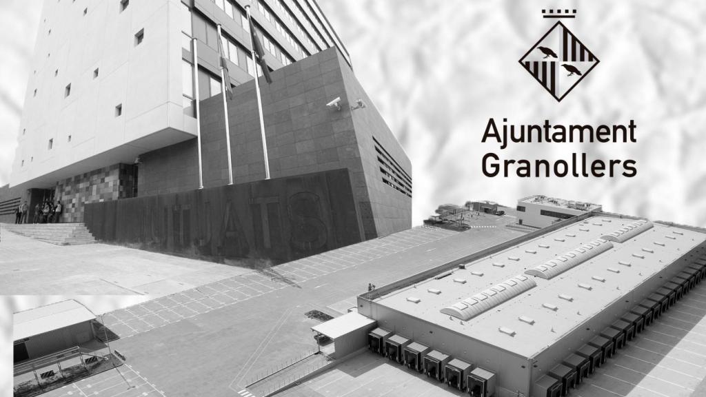 Juzgados de Granollers con un polígono industrial de fondo