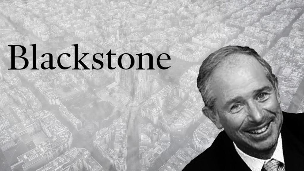 Stephen A. Schwarzman, CEO y fundador de Blackstone, con Barcelona de fondo