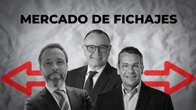 De izq. a dcha., Eduard Otero (AHS), Xavier Brossa (AED) y Francesc Roca (Gremi Tèxtil)