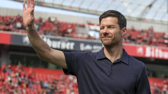 Xabi Alonso como entrenador del Bayer Leverkusen