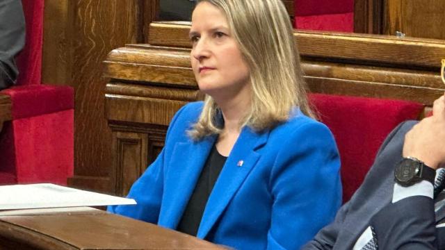 La 'consellera' de Drets Socials i Inclusió, Mònica Martínez Bravo, en el Parlament