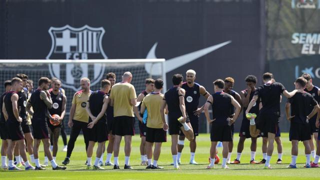 Entrenamiento del Barça