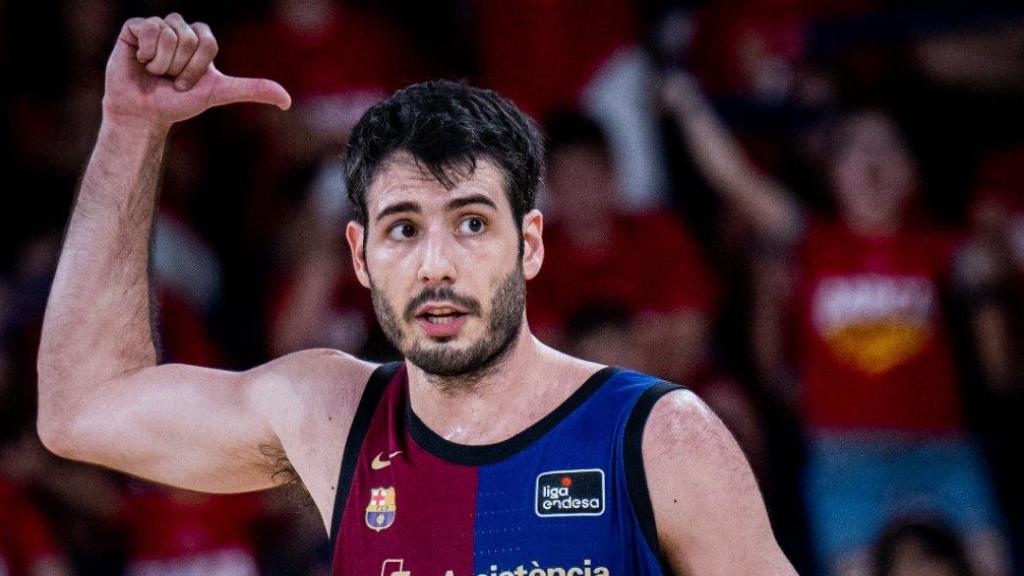 Álex Abrines, en el derbi catalán Barça de basket-Girona