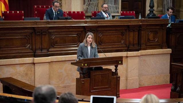 La 'consellera' de Drets Socials, Mònica Martínez Bravo, comparece ante el Parlament, tras el conocerse de la menor en guarda de la DGAIA violada y prostituida por una red de pederastia