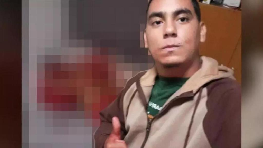 Imagen que tomó Bryan D. M. tras cometer el crimen