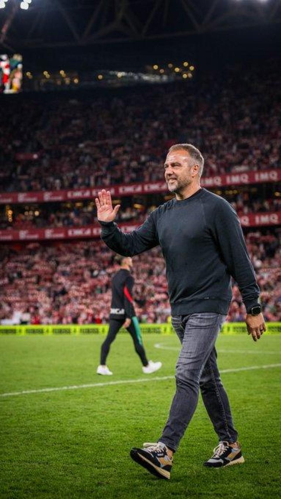 Flick, satisfecho, en Bilbao