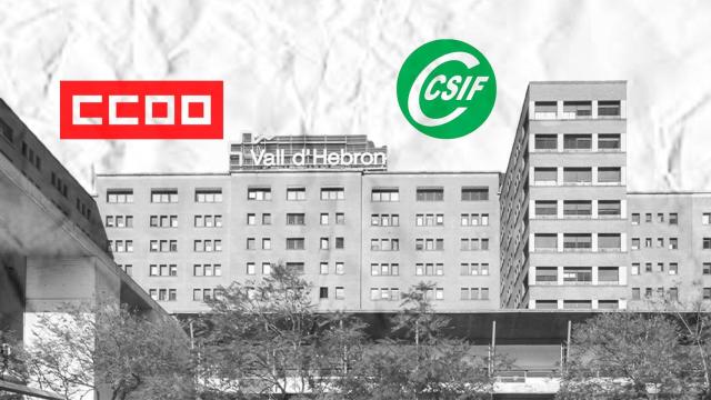 Varios miembros de CCOO se van a CSIF en el Hospital Vall d'Hebron, poniéndose en entredicho su representación.