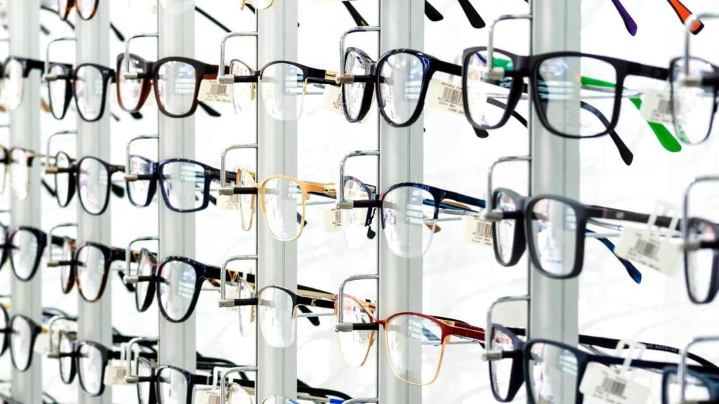 Imagen de archivo de una tienda de gafas
