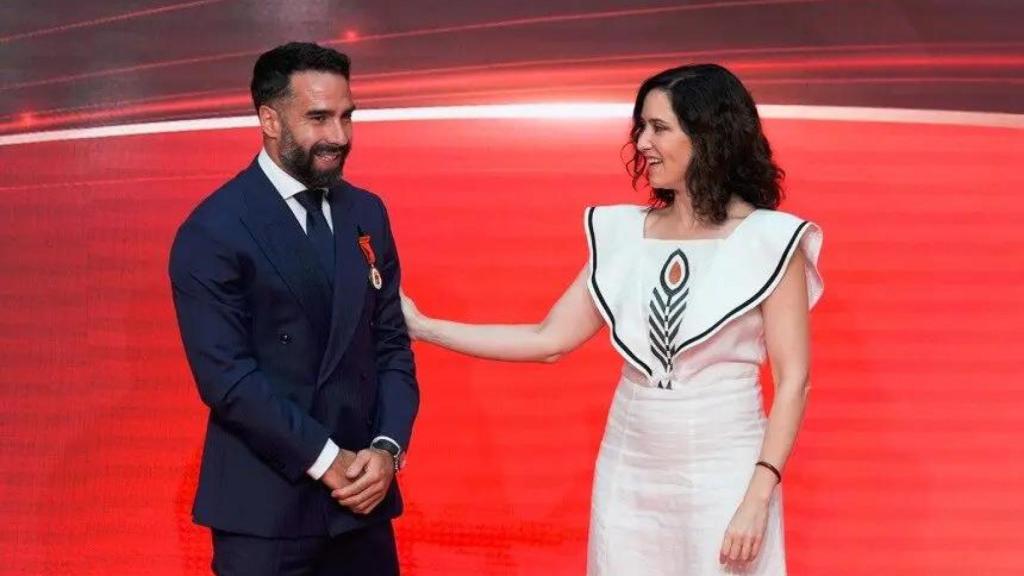 Díaz Ayuso y Dani Carvajal