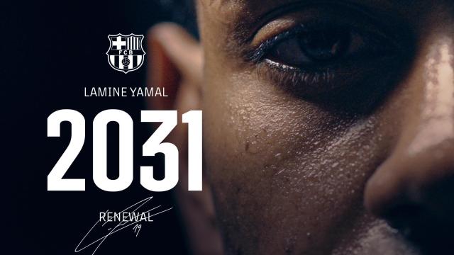 El Barça anuncia la renovación de Lamine Yamla hasta 2031