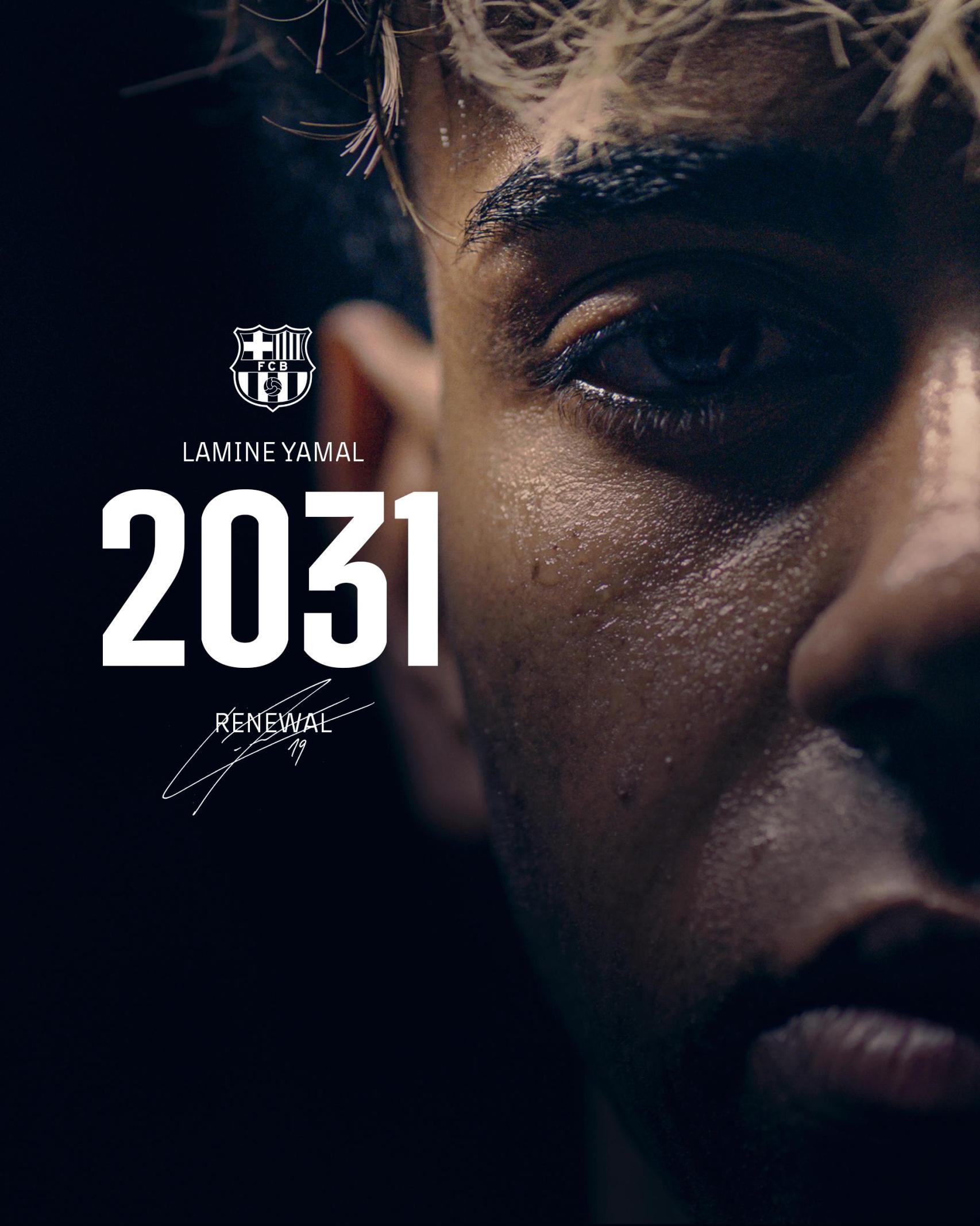 El Barça anuncia la renovación de Lamine Yamla hasta 2031