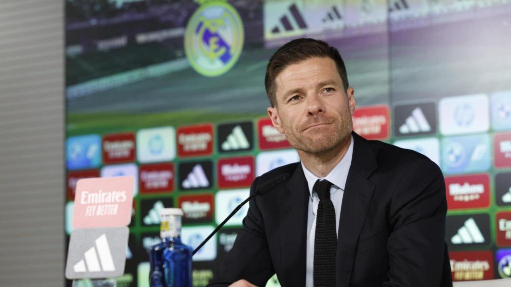 Xabi Alonso, en la seva presentació com a nou entrenador del primer equip