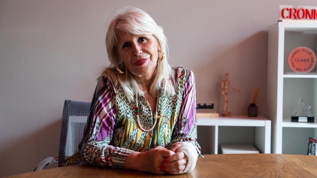 Rosa Collelldevall, en la redacción de Crónica Global