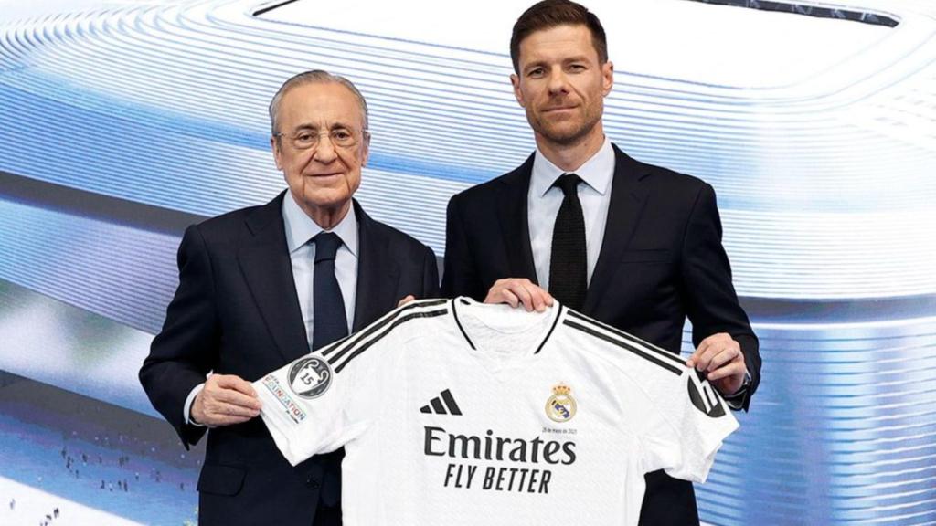 Florentino Pérez y Xabi Alonso