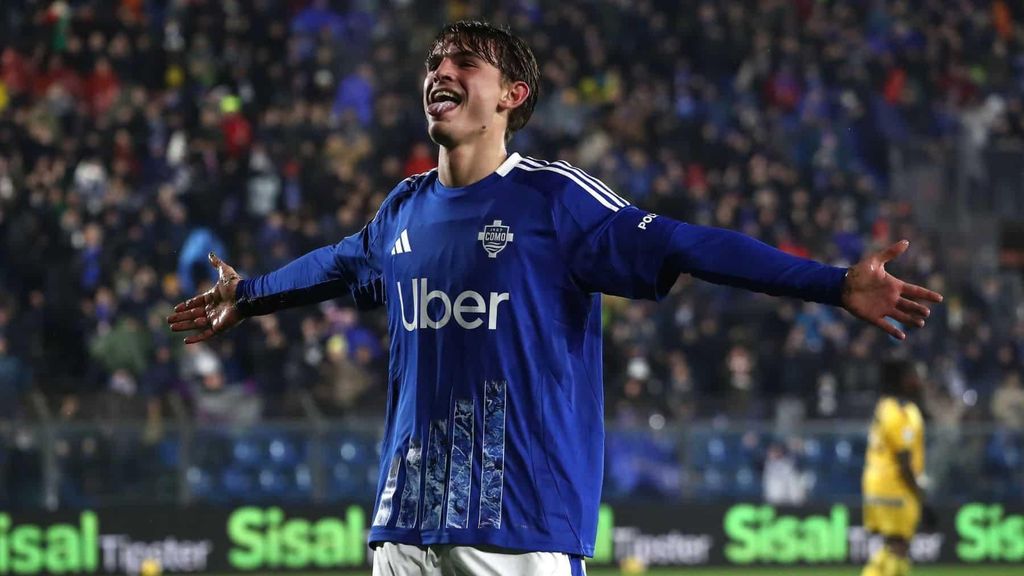Nico Paz, jugador del Como