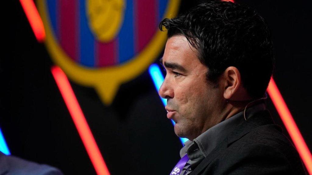 Deco, director deportivo del Barça, en un acto