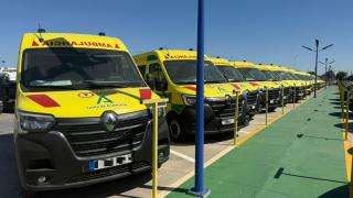 La flota de Ambulancias Tenorio para el contrato de Sevilla, el mayor de Andalucía