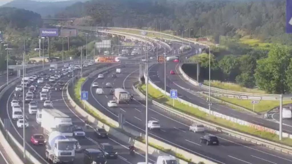 Retenciones en la C-58 en Montcada i Reixac