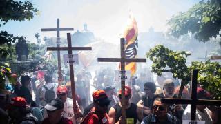 Huelga de trabajadores de Freixenet