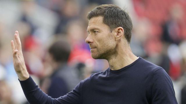 Xabi Alonso, durante un partido con el Bayer Leverkusen