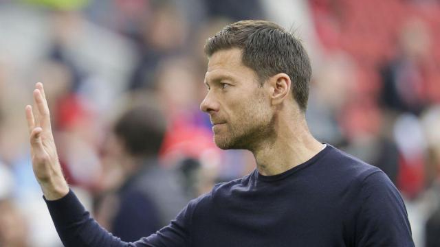 Xabi Alonso, durante un partido con el Bayer Leverkusen