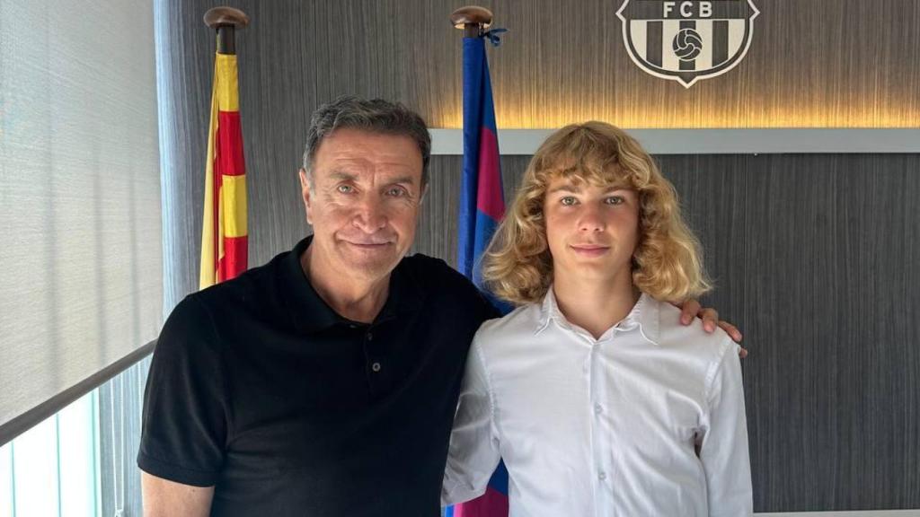 Michal Zuk, futbolista de la Masía, renueva con el Barça