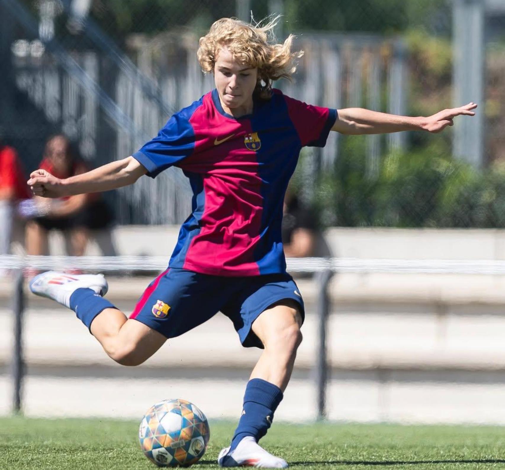 Michal Zuk, futbolista del cadete del Barça