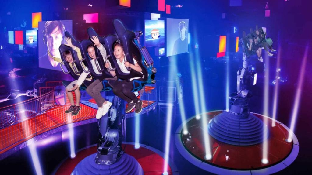 Atracción Bailando con robots