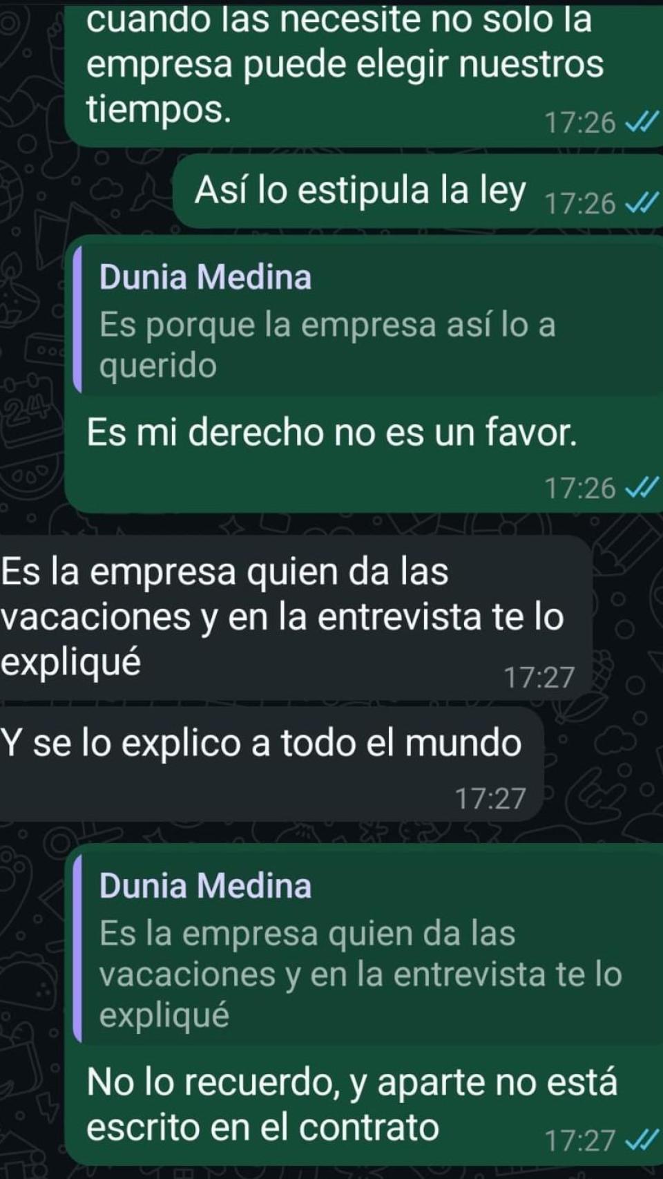 Un dels missatges aportats