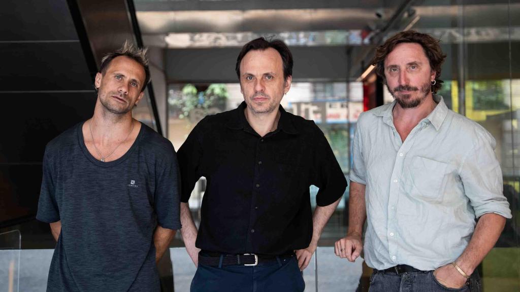 Entrevista con Oriol Pla (i), Ivan Morales (c) e Ivan Massagué (d) por 'Esmorza amb mi'