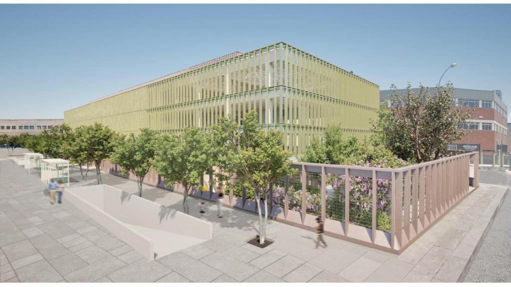 Simulación de la ampliación del edificio judicial de Mataró