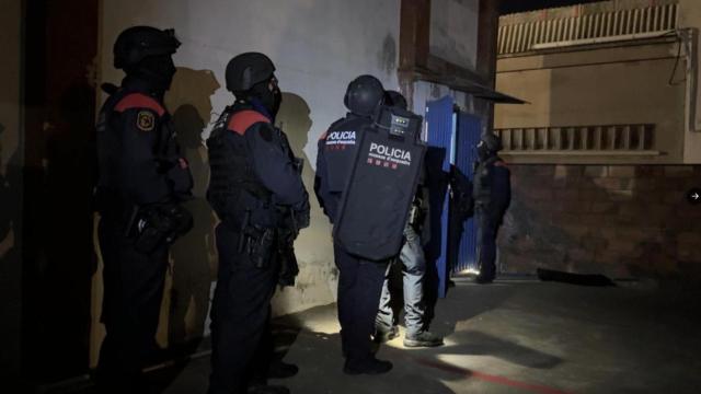 Macrodispositivo policial de los Mossos d'Esquadra este martes