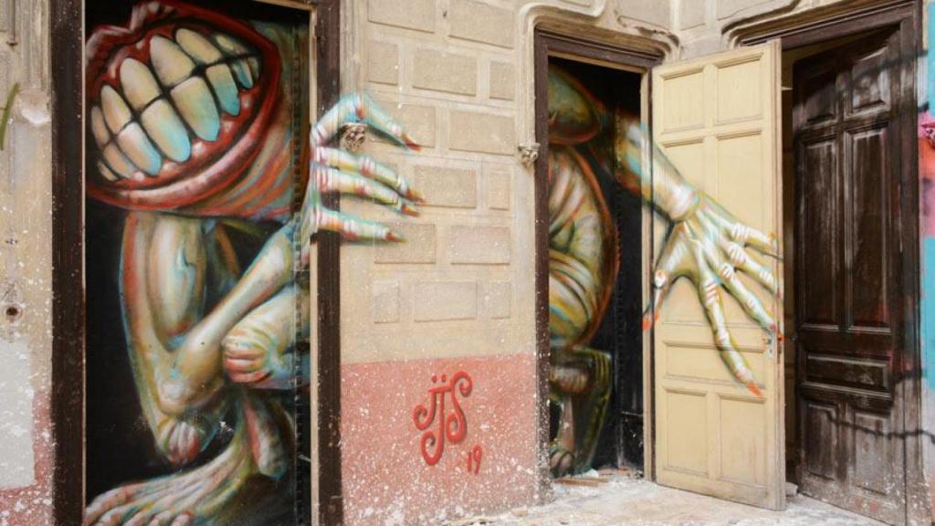 Arte urbano en la Torre del Conde de Fígols