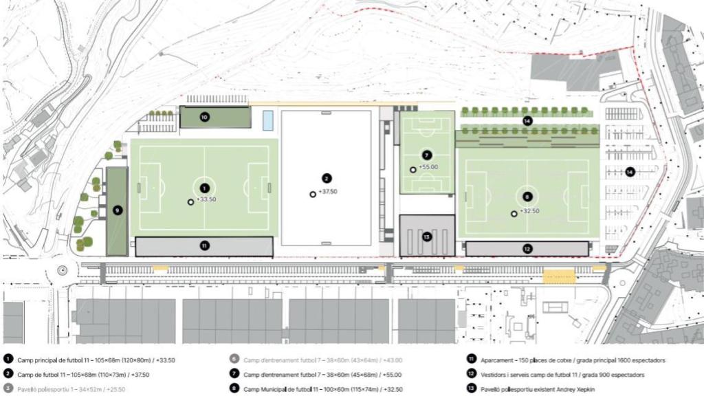Anteproyecto del Ayuntamiento de Sant Feliu en Les Grases