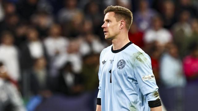 Ter Stegen, durante la eliminación de Alemania contra Portugal en la Nations League