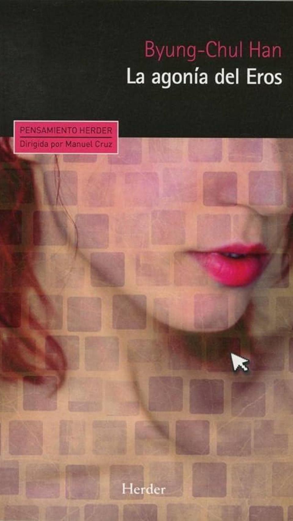 Portada de 'La agonía del eros'