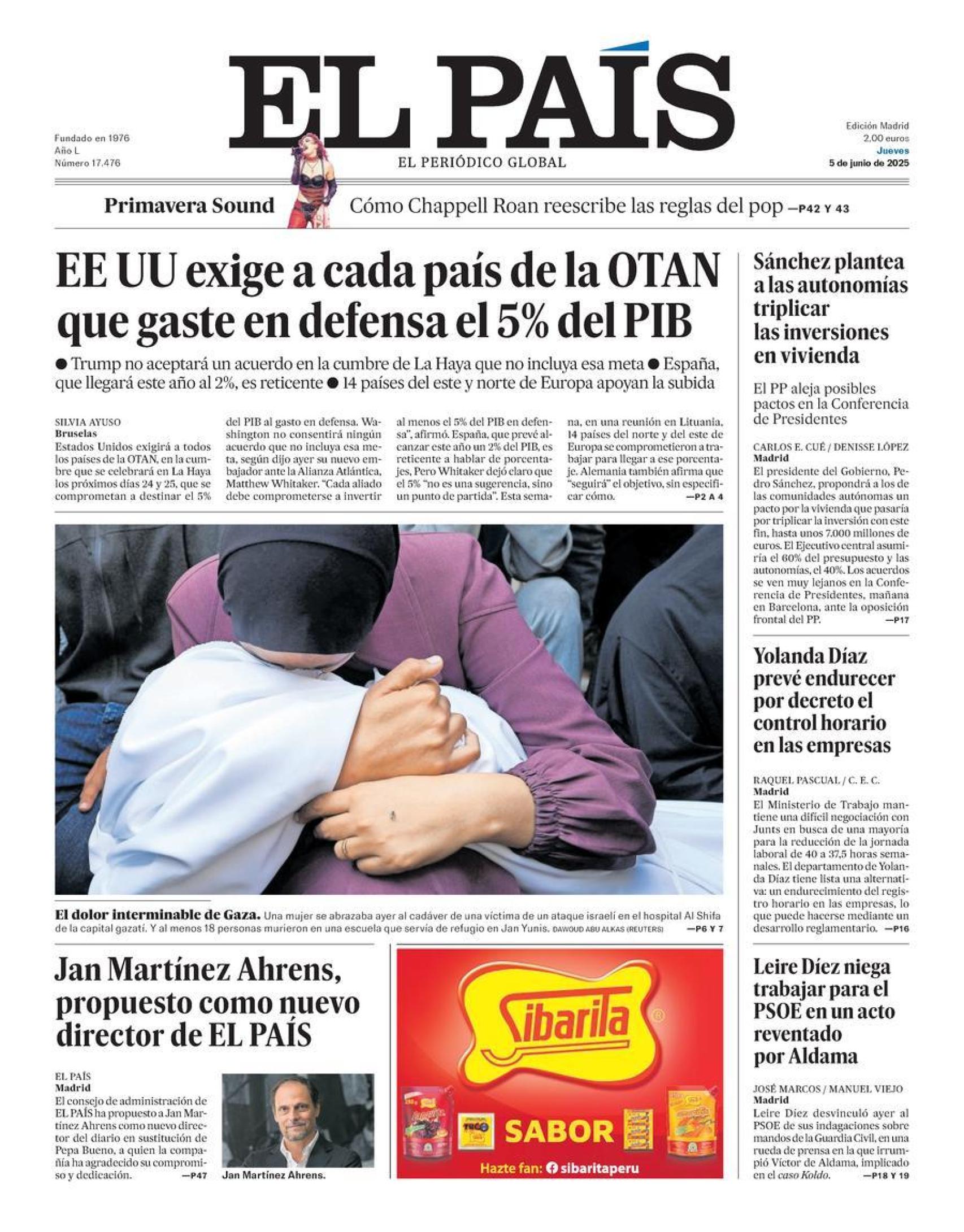 Portada El País