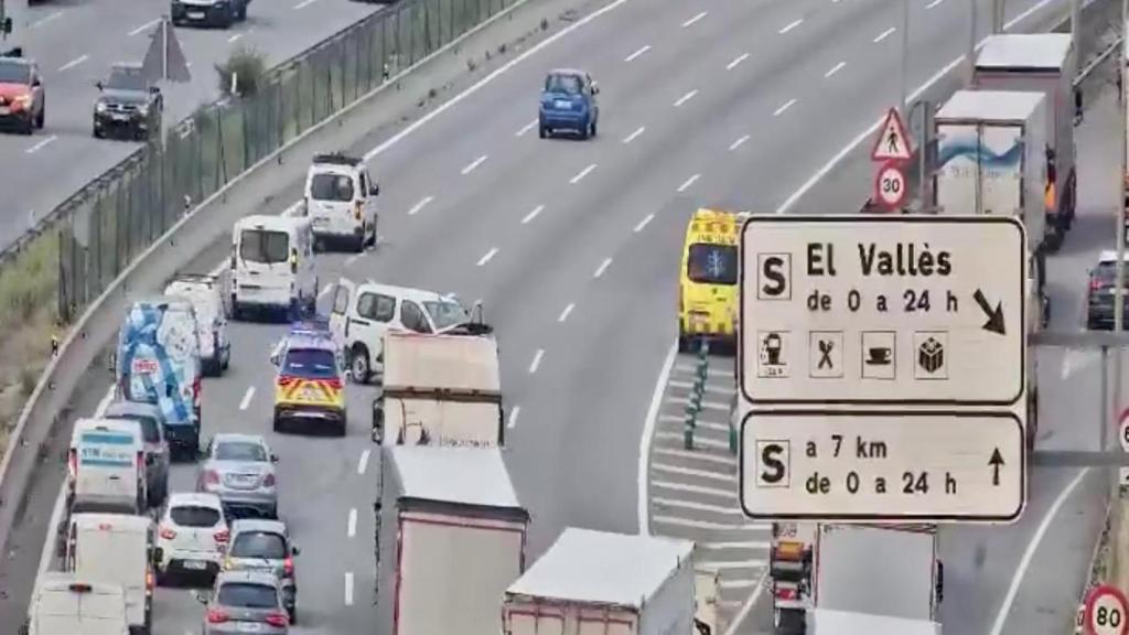 Accidente en la AP-7