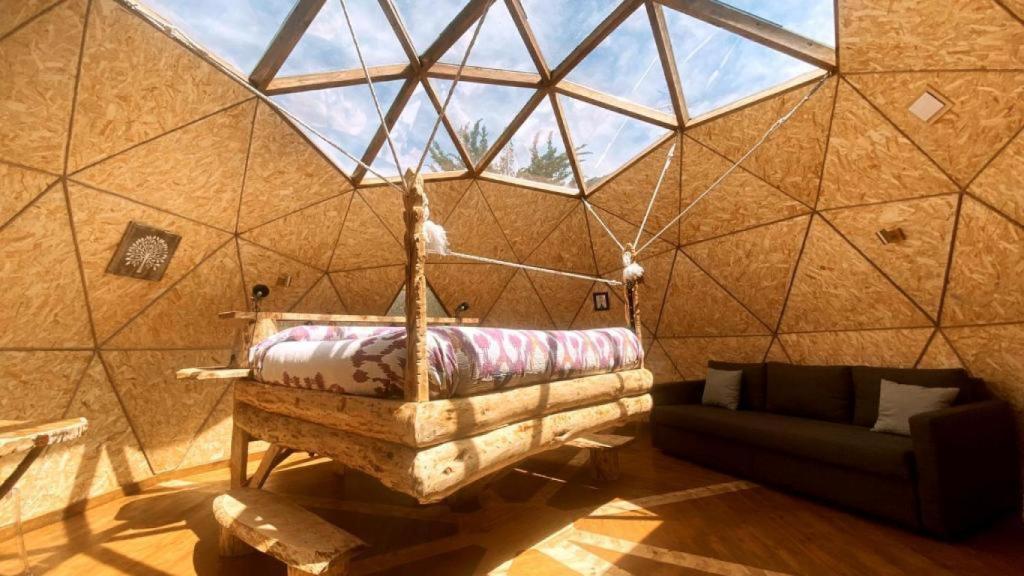 Interior del iglú del Xalet de Prades