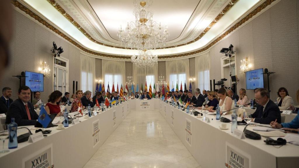 Reunión de presidentes autonómicos en el Palau de Pedralbes de Barcelona