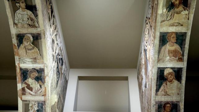 Pinturas de Sijena expuestas en el MNAC