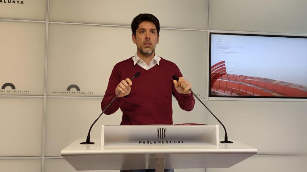 El portavoz de los Comuns en el Parlament, David Cid