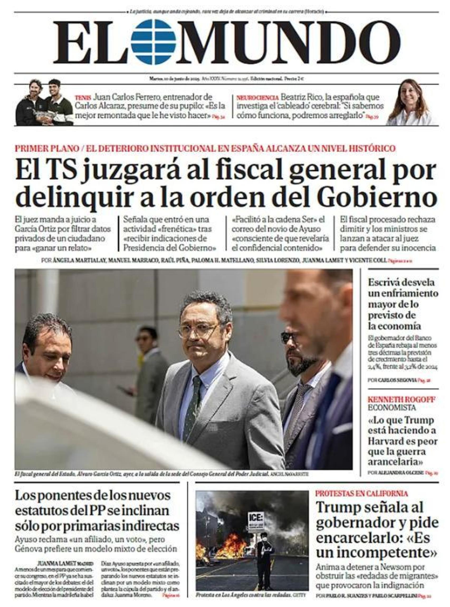 Portada El Mundo