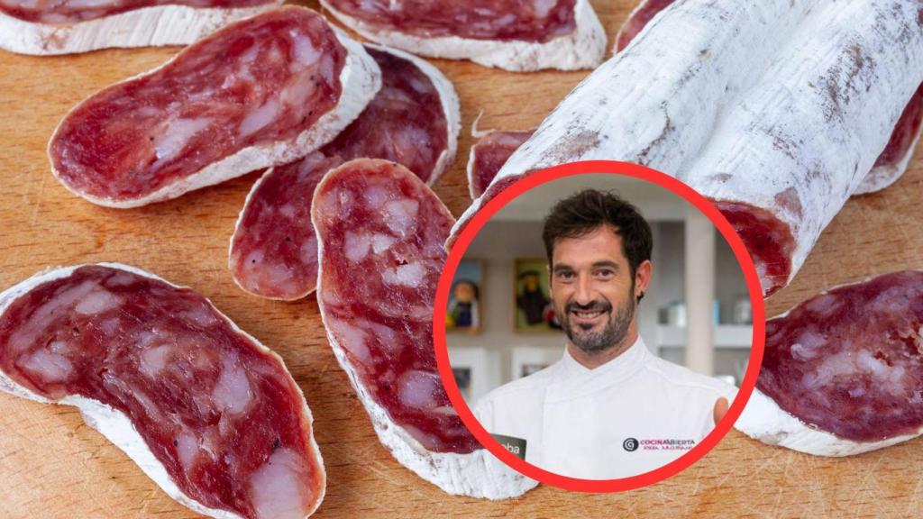 Fotomontaje Joseba Arguiñano y fuet