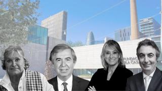 De izquierda a derecha: Montserrat Pascual Samaranch (presidenta de la fundación); Marco Gay Bezzi (vocal) Miquel Vilardell Tarrés (vocal); Montserrat Viladomiu Pascual (vicepresidenta); y