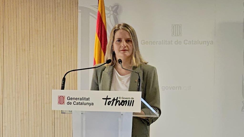 La 'consellera' Mònica Martínez, durante la presentación de la nueva DGPPIA, en mayo de 2025
