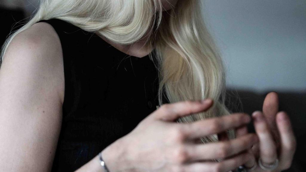 Txell Playà, durante la entrevista