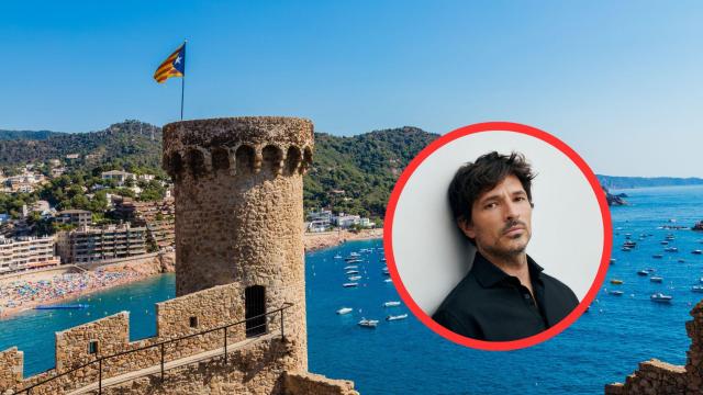 Fotomontaje Andrés Velencoso y Tossa de Mar
