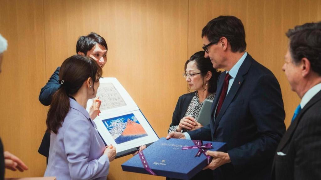 Salvador Illa durante su visita institucional a Japón el pasado mayo